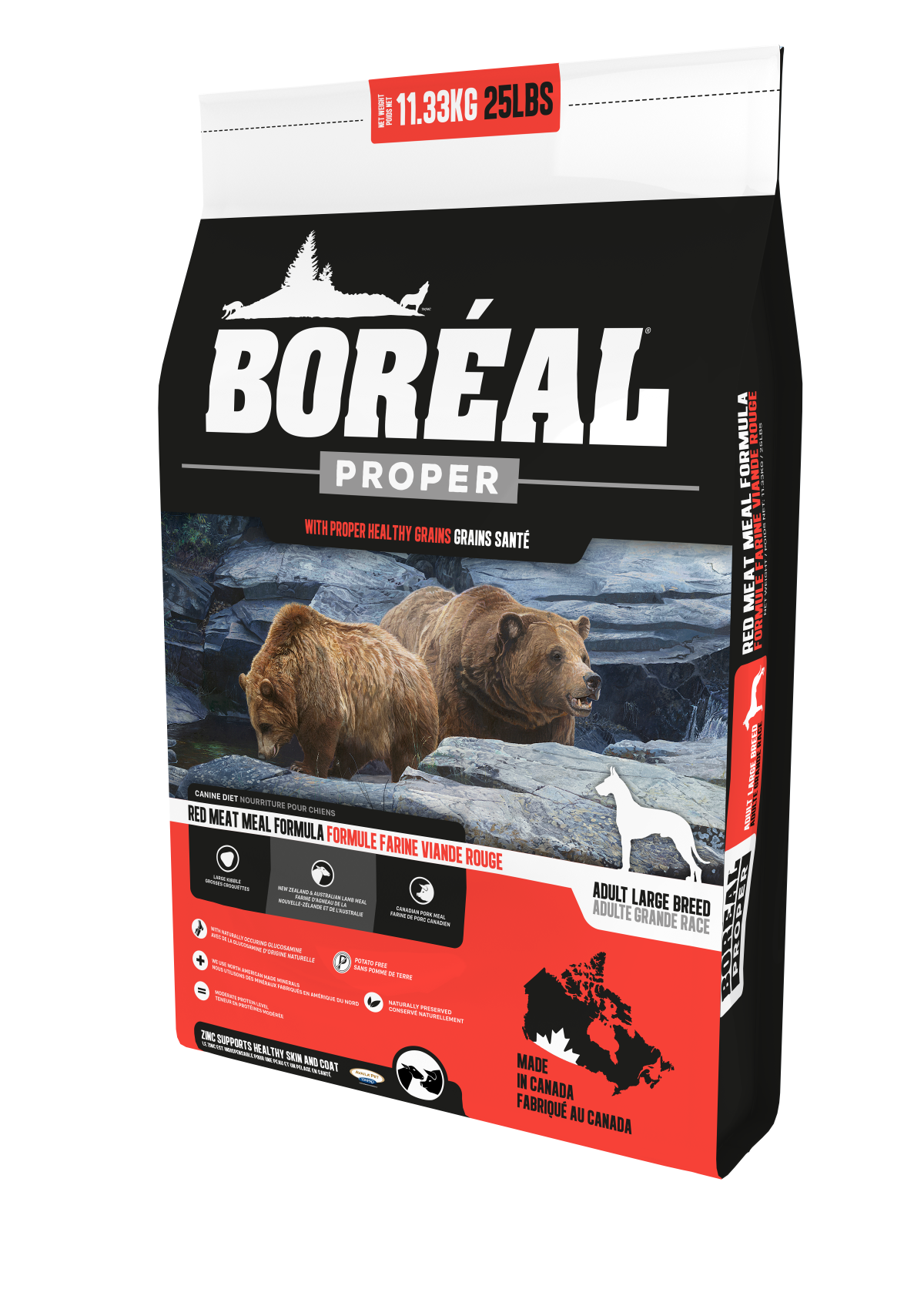 Proper Large Breed Red Meat - Low Carb Grains 