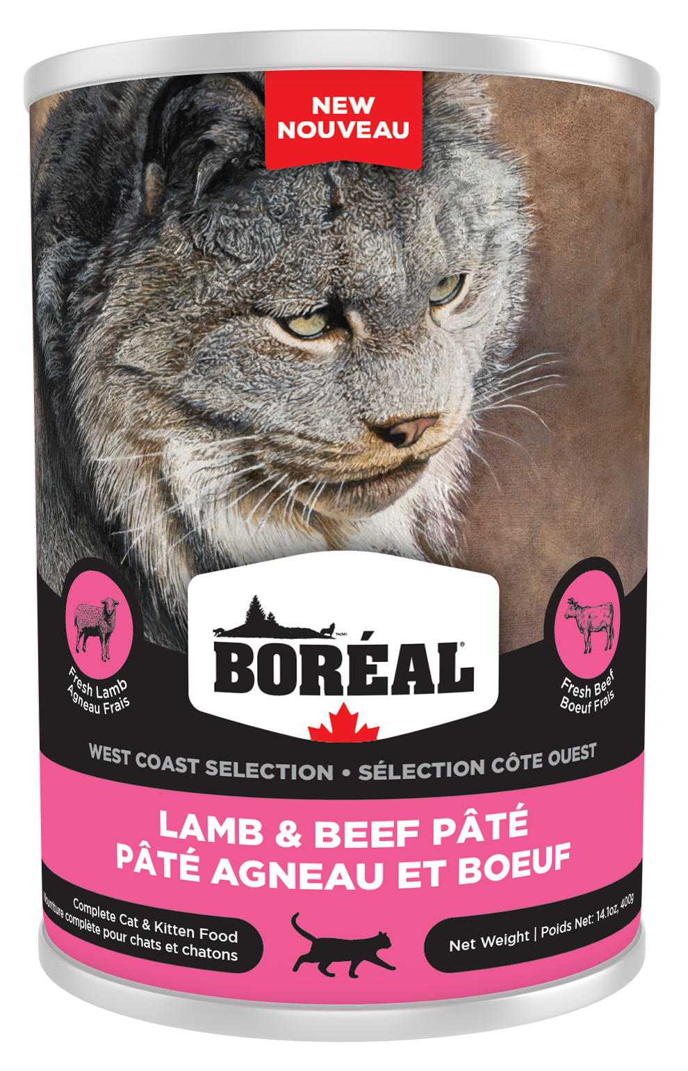Boreal West Coast Selection Cat- Lamb and Beef Pate