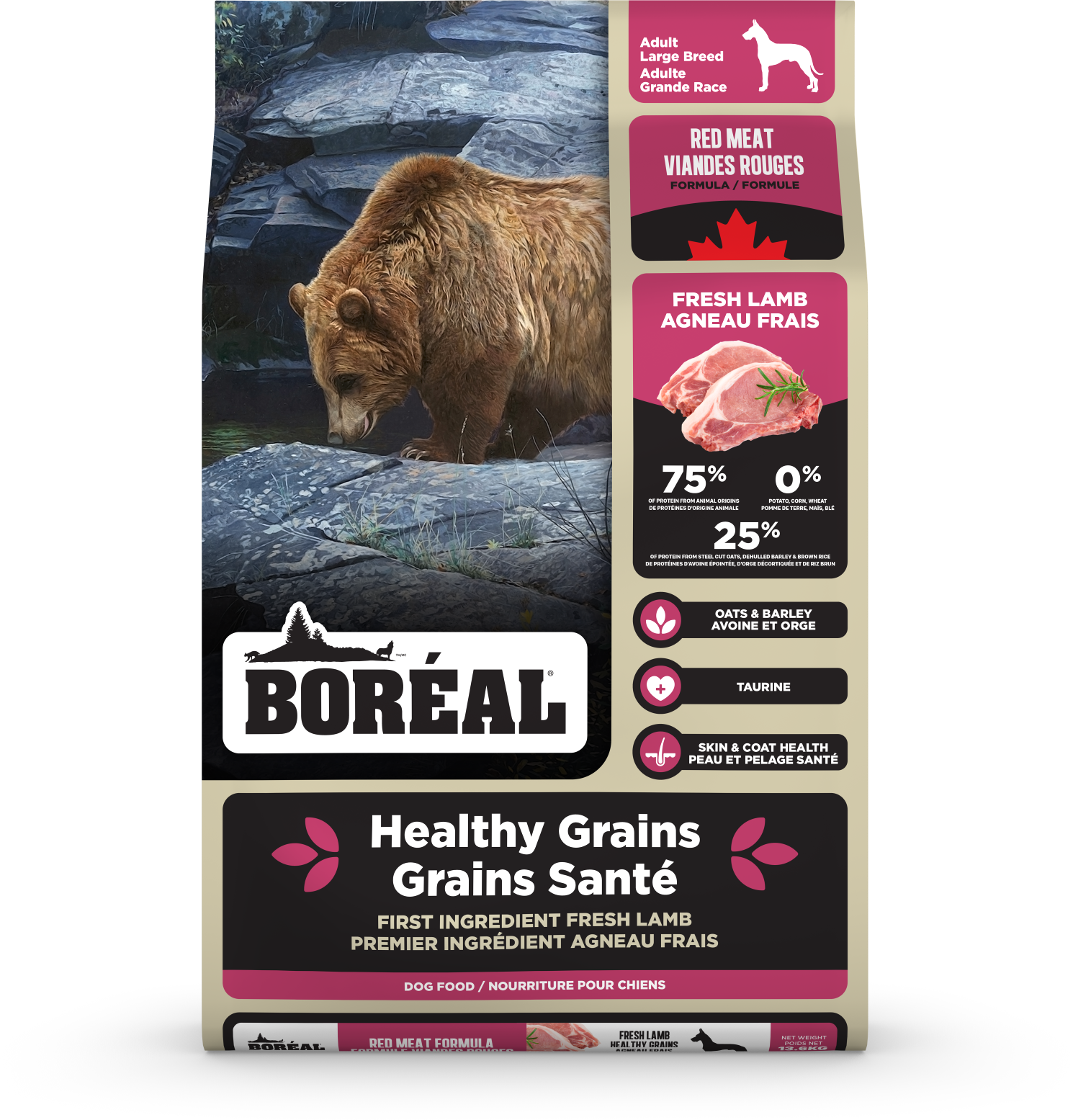 HEALTHY GRAINS LARGE BREED RED MEAT
